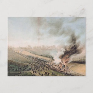 Accident on the Versailles to Bellevue Railway Postcard