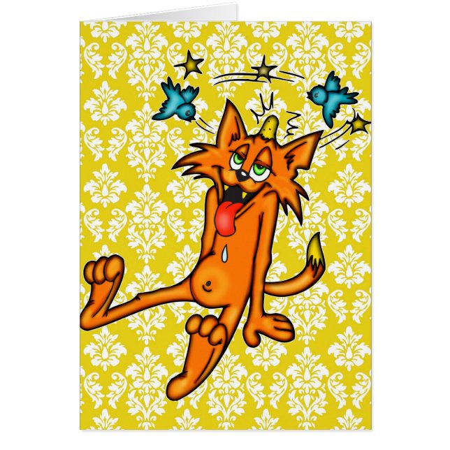 Accident Prone Cartoon Cat (Front)