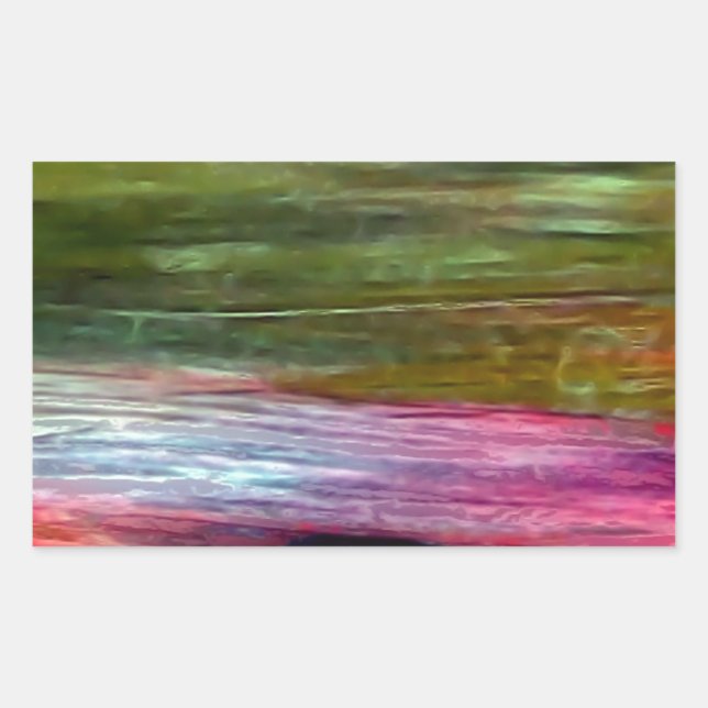 Accidental Art Rectangular Sticker (Front)