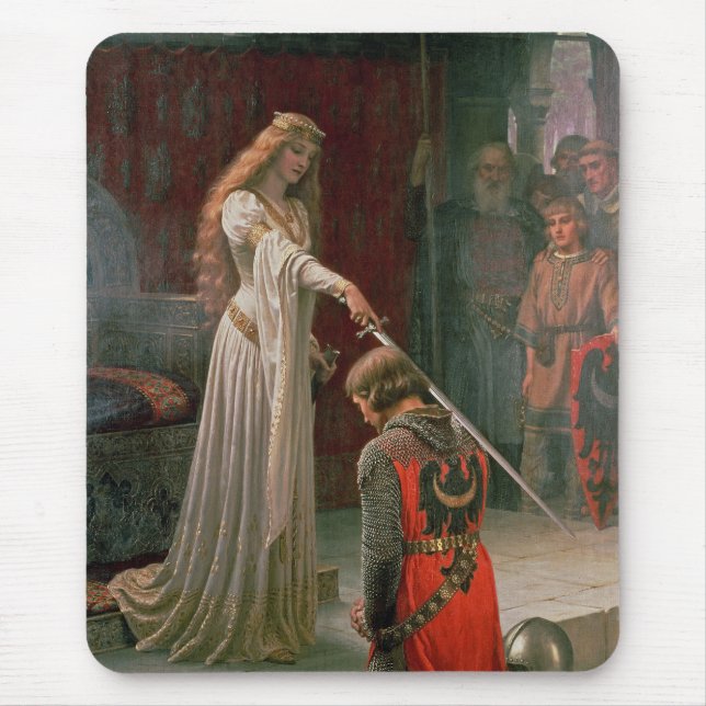 Accolade (by Edmond Blair Leighton) Mouse Pad (Front)