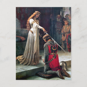 Accolade by Edmund Blair Leighton Postcard