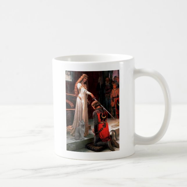 Accolade - Russian Blue cat Coffee Mug (Right)