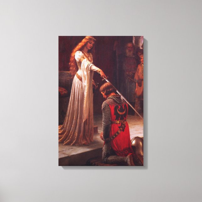 Accolade - The Knight Canvas Print (Front)