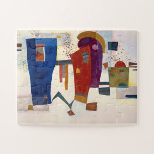 Accompanied Contrast, Kandinsky Jigsaw Puzzle