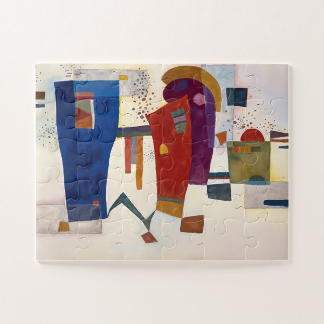 Accompanied Contrast, Kandinsky  Jigsaw Puzzle (Horizontal)