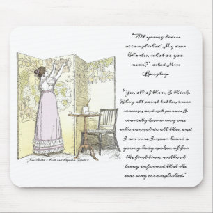 Accomplished Ladies, Jane Austen Pride & Prejudice Mouse Pad