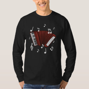 Accordeon Music Note Design for Music Accordionist T-Shirt