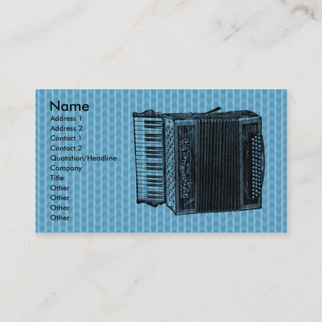 Accordian Business Card (Front)