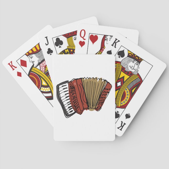 Accordian Playing Cards (Back)