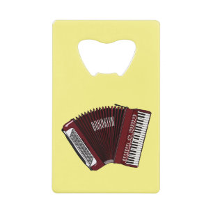 Accordion cartoon illustration