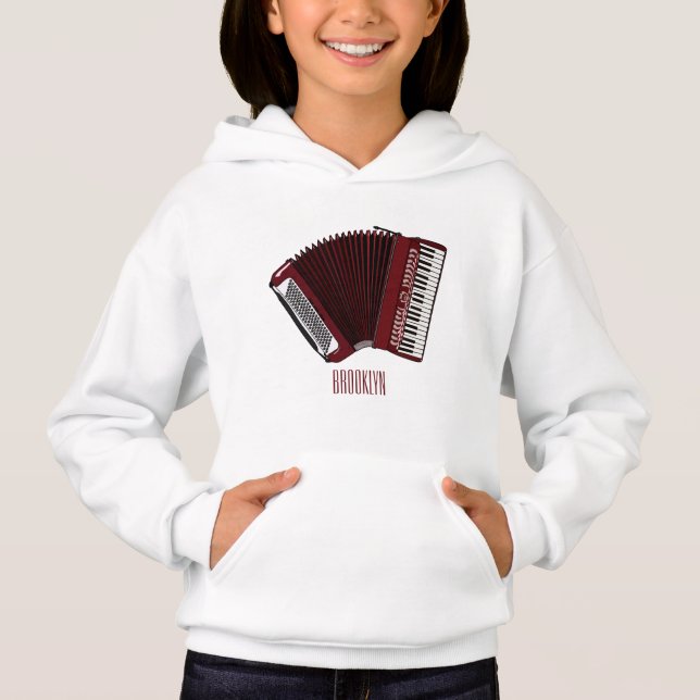 Accordion cartoon illustration (Front)