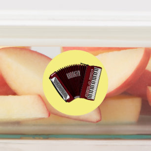 Accordion cartoon illustration