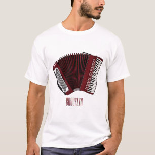 Accordion cartoon illustration T-Shirt