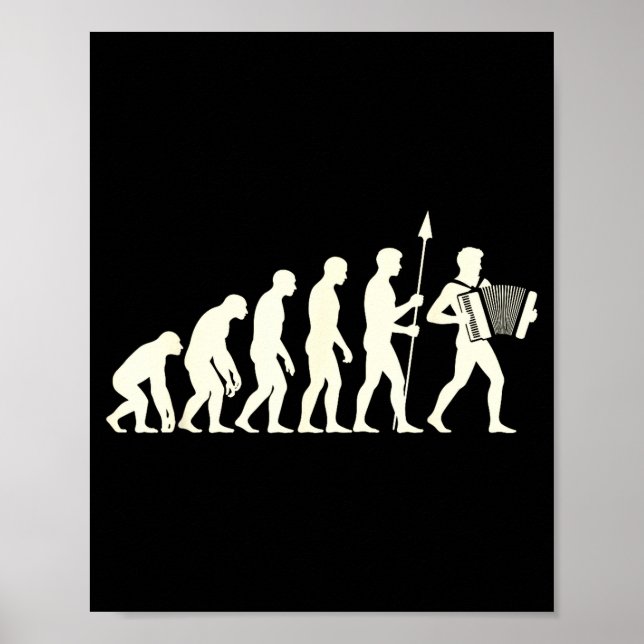 Accordion Design For Men Women Accordionist Accord Poster (Front)