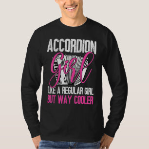 Accordion Girl Vacation for Accordions T-Shirt