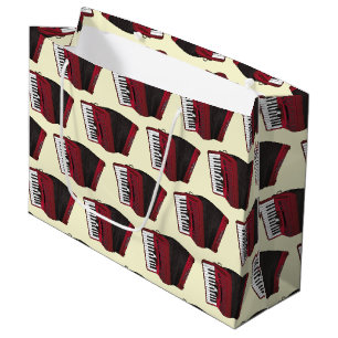 Accordion Instrument Musician Music Teacher Large Gift Bag