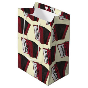 Accordion Instrument Musician Music Teacher Medium Gift Bag