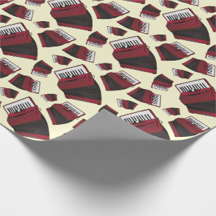Accordion Instrument Musician Music Teacher Wrapping Paper