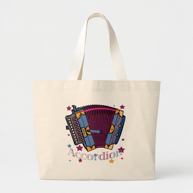 Accordion Large Tote Bag (Front)
