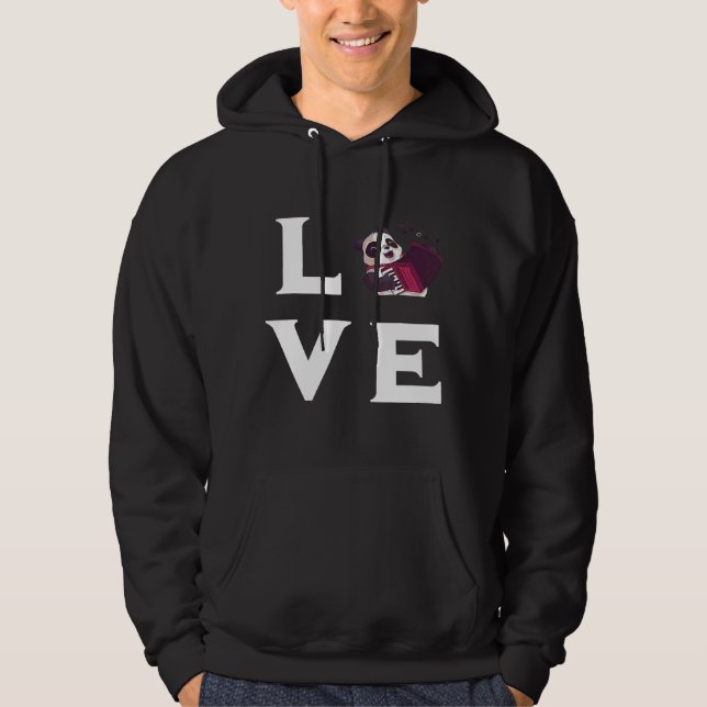 Accordion Love Hoodie (Front)