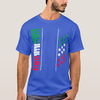 Accordion Meican Flag Design for an Air Accordion  T-Shirt
