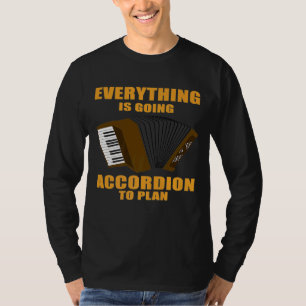 Accordion Men Women Cool Instrument Player Joke 1 T-Shirt