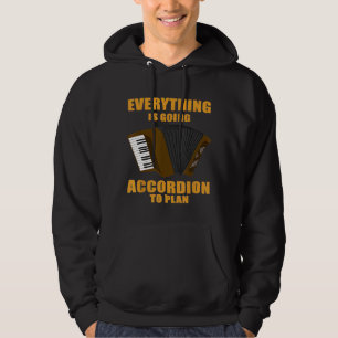Accordion Men Women Cool Instrument Player Joke 4 Hoodie