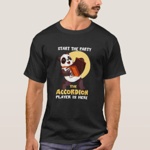 Accordion Music Accordionist Music Accordion Bear T-Shirt