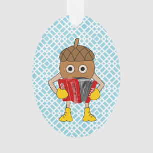 Accordion Nut Ornament