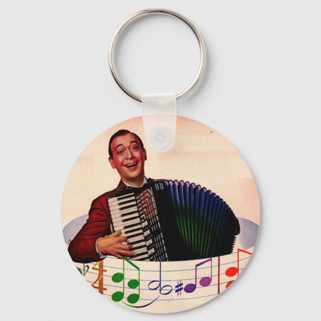accordion player key ring (Front)