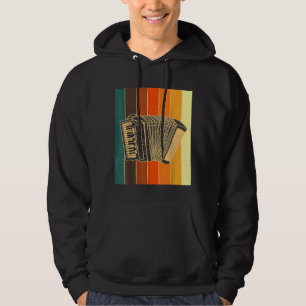 Accordion Styrian Accordion Retro Styrian Harmonic Hoodie