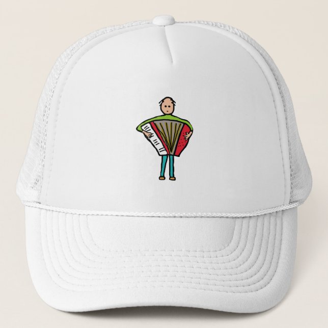Accordion Trucker Hat (Front)