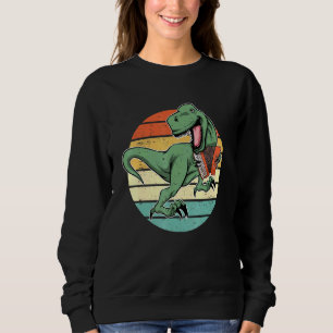 Accordionist Dinosaur Accordion Player T Rex Accor Sweatshirt
