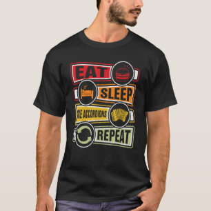 Accordionist Eat Sleep Make Accordions Repeat Air T-Shirt