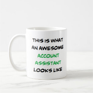 account assistant, awesome coffee mug