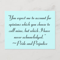 Account for Opinions Jane Austen Quote