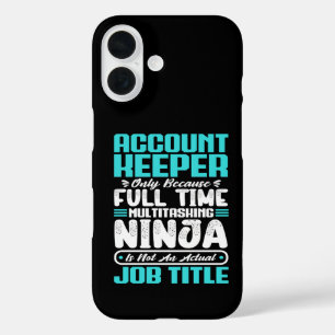 Account Keeper Job Title Profession Skills iPhone 16 Case