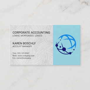 Account Manager   Corporate Global Logo Business Card