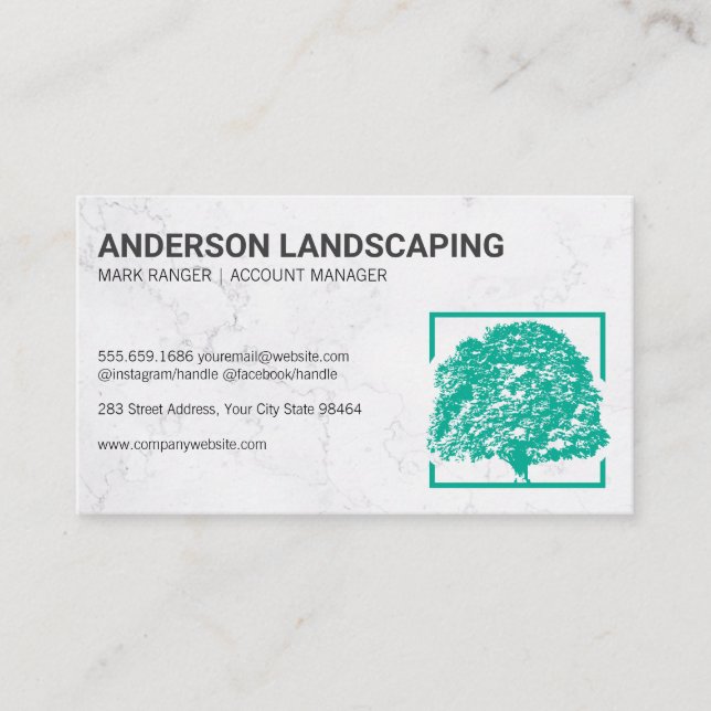 Account Manager | Finance | Tree Logo Appointment Card (Front)