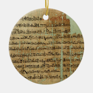 Account of the Battle of Qadesh, given to Syria by Ceramic Tree Decoration
