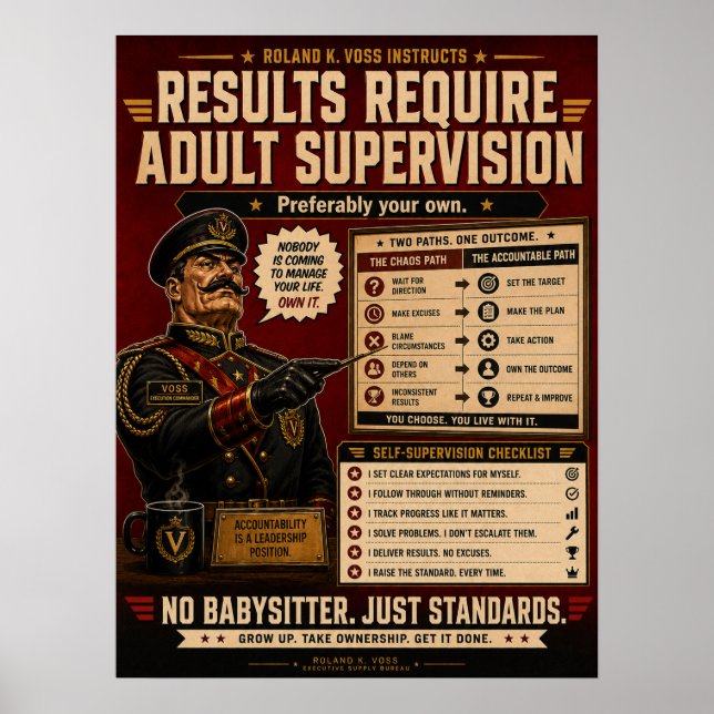 Accountability Office Poster | Roland K. Voss (Front)