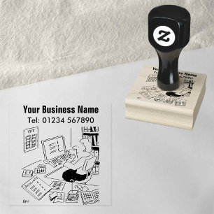 Accountancy Office Theme Rubber Stamp