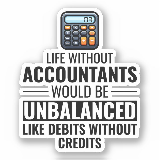 Accountant Accounting Bookkeeping Finance Funny (Front)