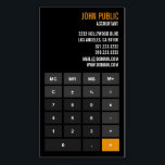 Accountant App Calculator Magnetic Business Card<br><div class="desc">A unique and modern magnetic business card template designed to look like a calculator. This cool magnetic business card design is ideal for accountants,  but also works for people who work in finance,  as well as math teachers and tutors.</div>