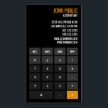 Accountant App Calculator Magnetic Business Card<br><div class="desc">A unique and modern magnetic business card template designed to look like a calculator. This cool magnetic business card design is ideal for accountants,  but also works for people who work in finance,  as well as math teachers and tutors.</div>