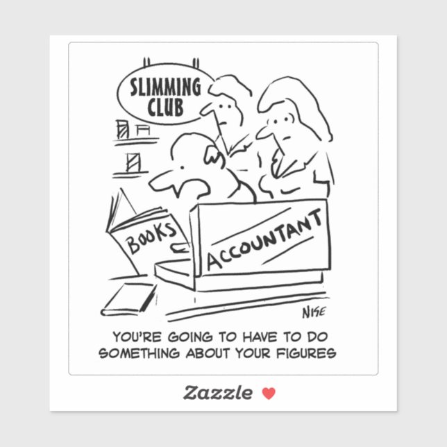 Accountant at a Slimming Club. Funny (Sheet)