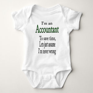 ACCOUNTANT BABY BODYSUIT