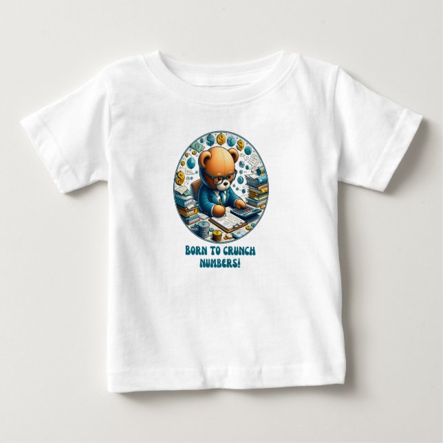 Accountant baby clothes for boys/girls gift baby T-Shirt (Front)