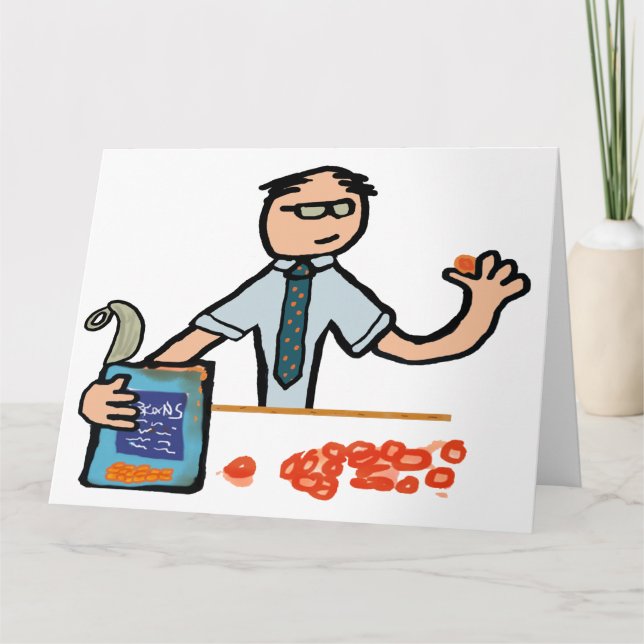 Accountant Bean Counter Card (Front)