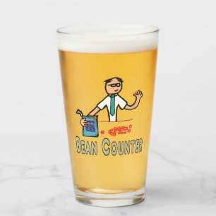 Accountant Bean Counter Glass